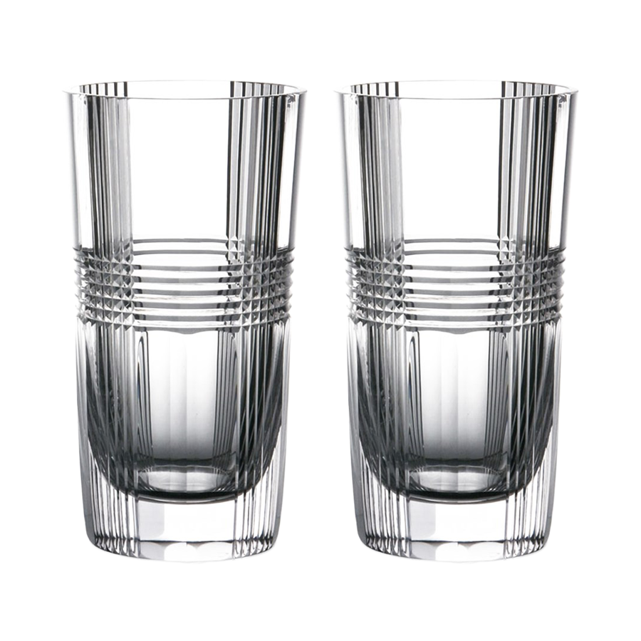 Bergen™ Fused Glass High Ball Glasses (set of 4) - texxture