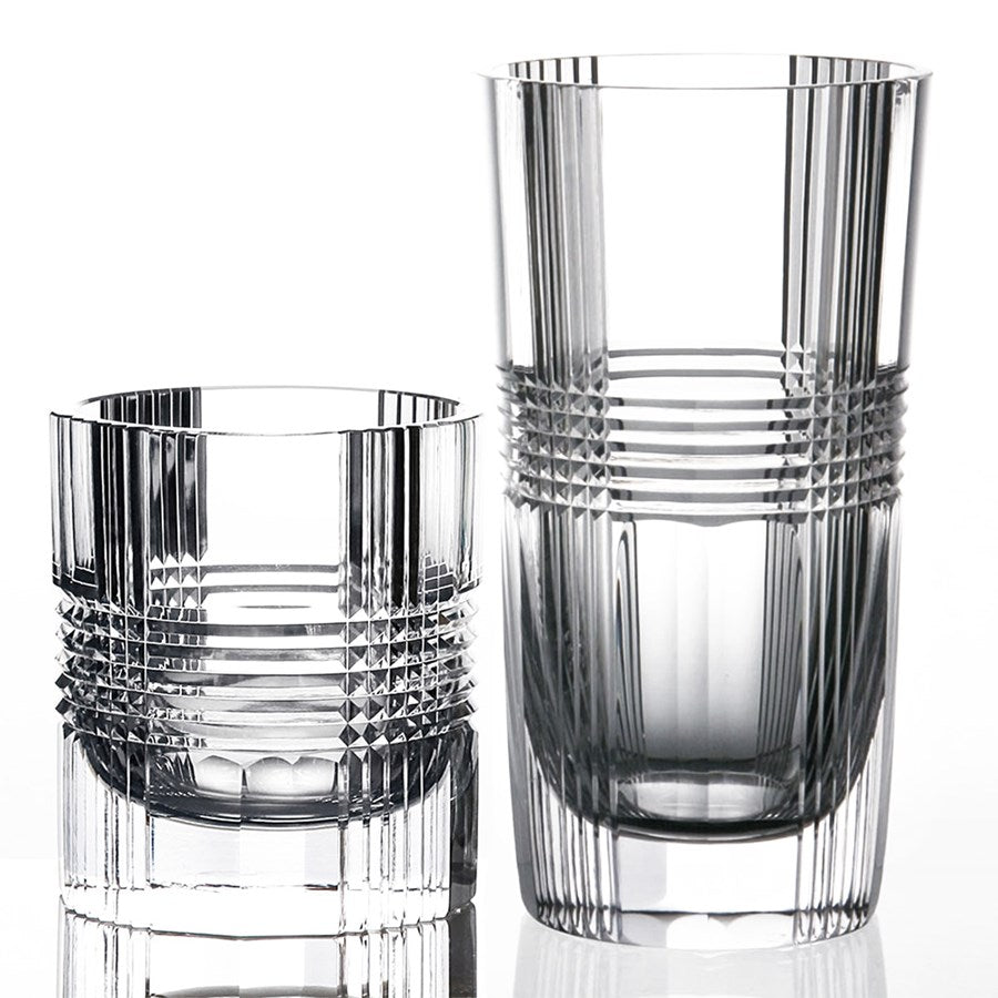 Hadeland Glassverk Kube Highball Glasses Set of 2