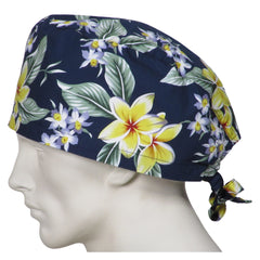 Island Flowers Surgical Caps