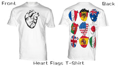 Heart Flags T Shirts