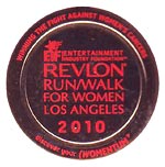 Revlon 2010 run walk medal