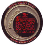 Revlon Run Walk 2008 Medal, 15 years strong