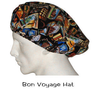 Bouffant Surgical Hats Bon Voyage
