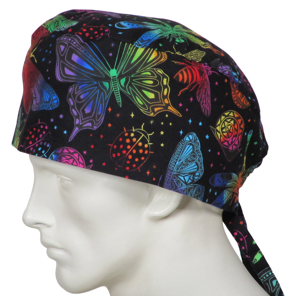 XL Scrub Caps Butterfly World – surgicalcaps.com