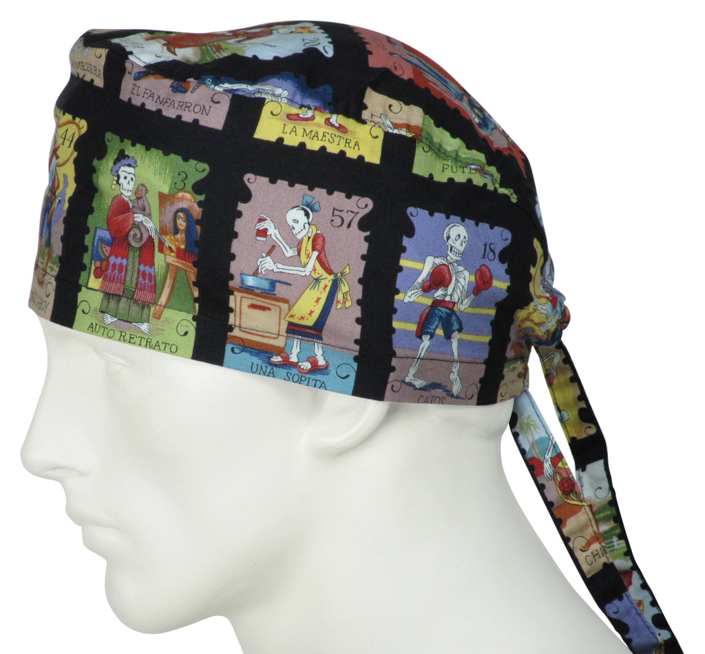 Scrub Caps Cartas Marcadas – surgicalcaps.com