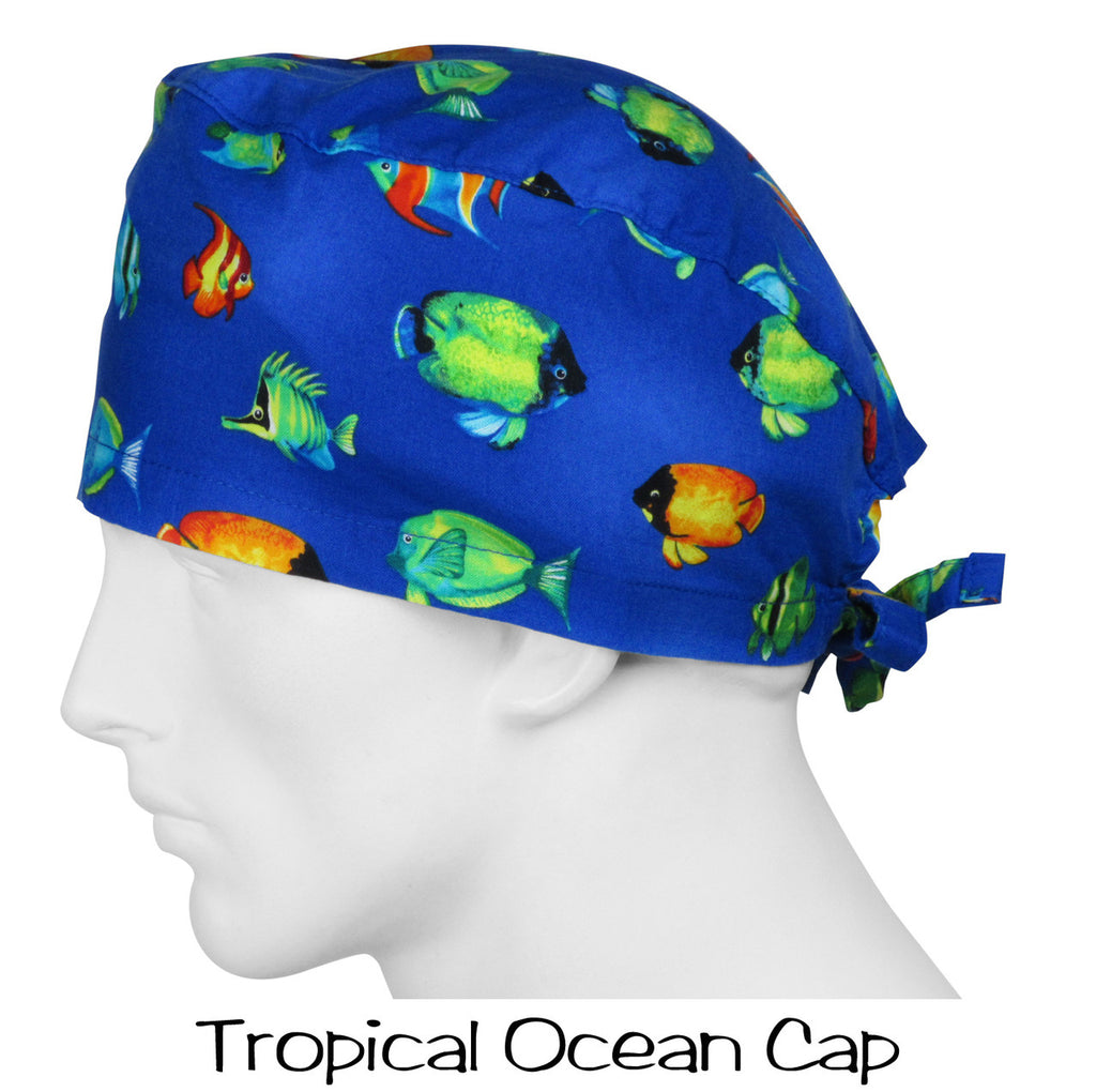 Scrub Caps Tropical Ocean – surgicalcaps.com