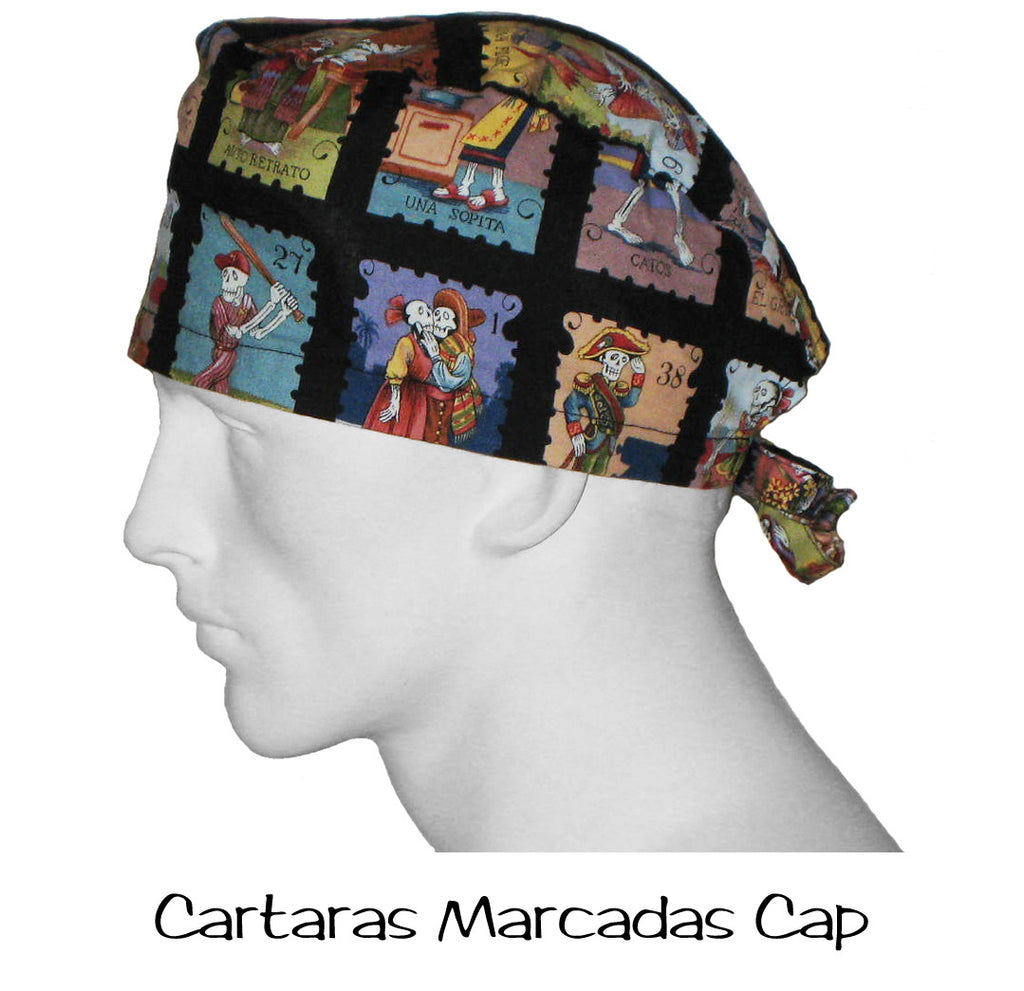 Scrub Caps Cartas Marcadas – surgicalcaps.com