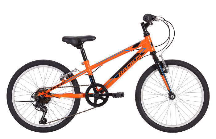 orange and black bike