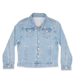 light blue trucker jacket