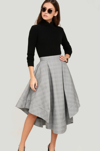 C/MEO Check "We Woke Up" Skirt