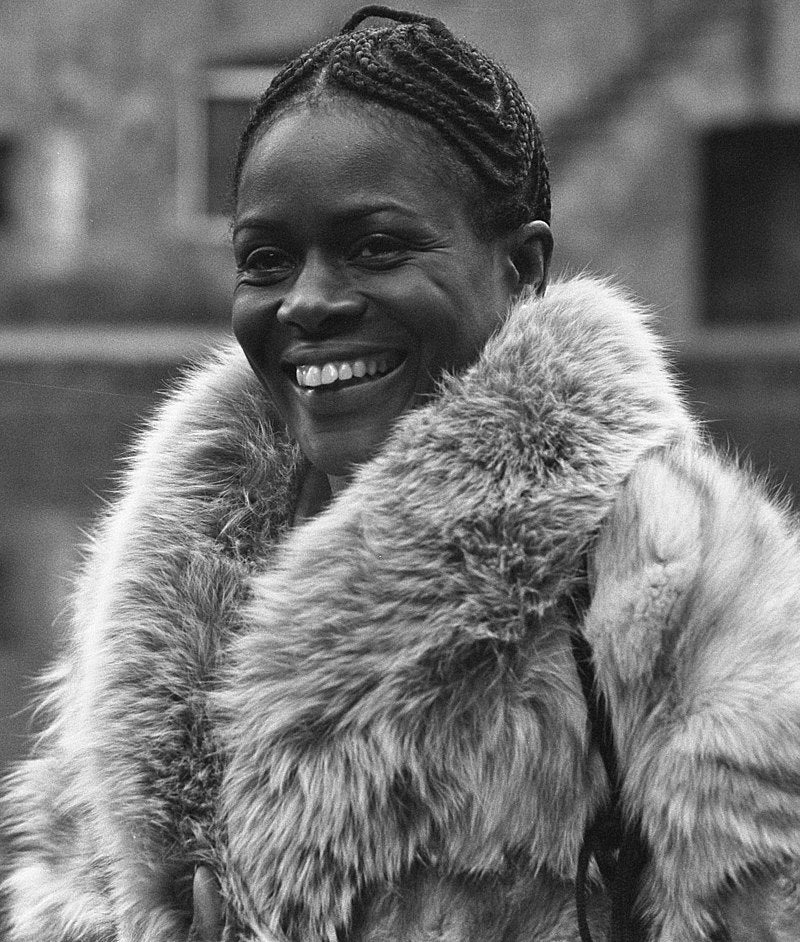 Actress Cicely Tyson wearing a fur coat African American fashion icons Black History Month boutiques in Minneapolis