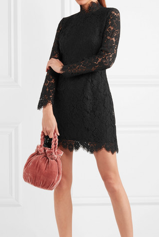 Ganni Lace Mini Dress