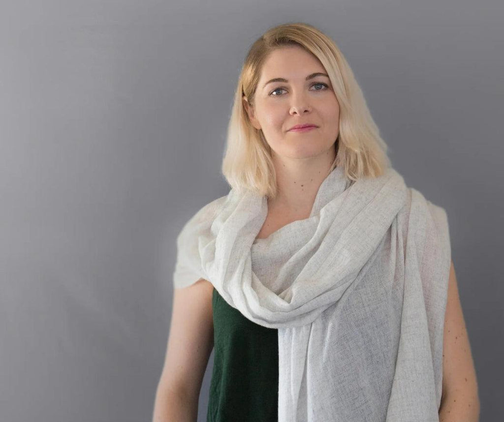 Cashmere scarf from Foxtail Goods