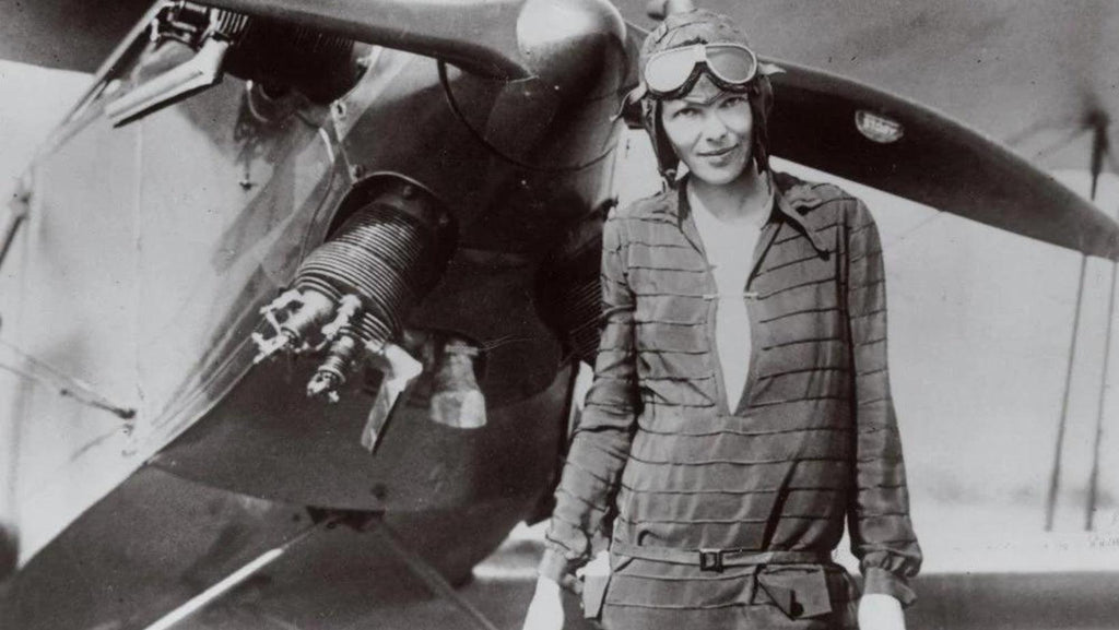 Amelia Earhart, first woman to fly solo over the Atlantic Ocean