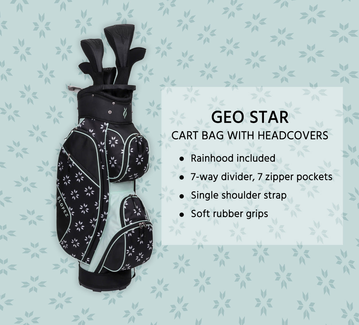 Nancy Lopez Golf Geo Star Bag