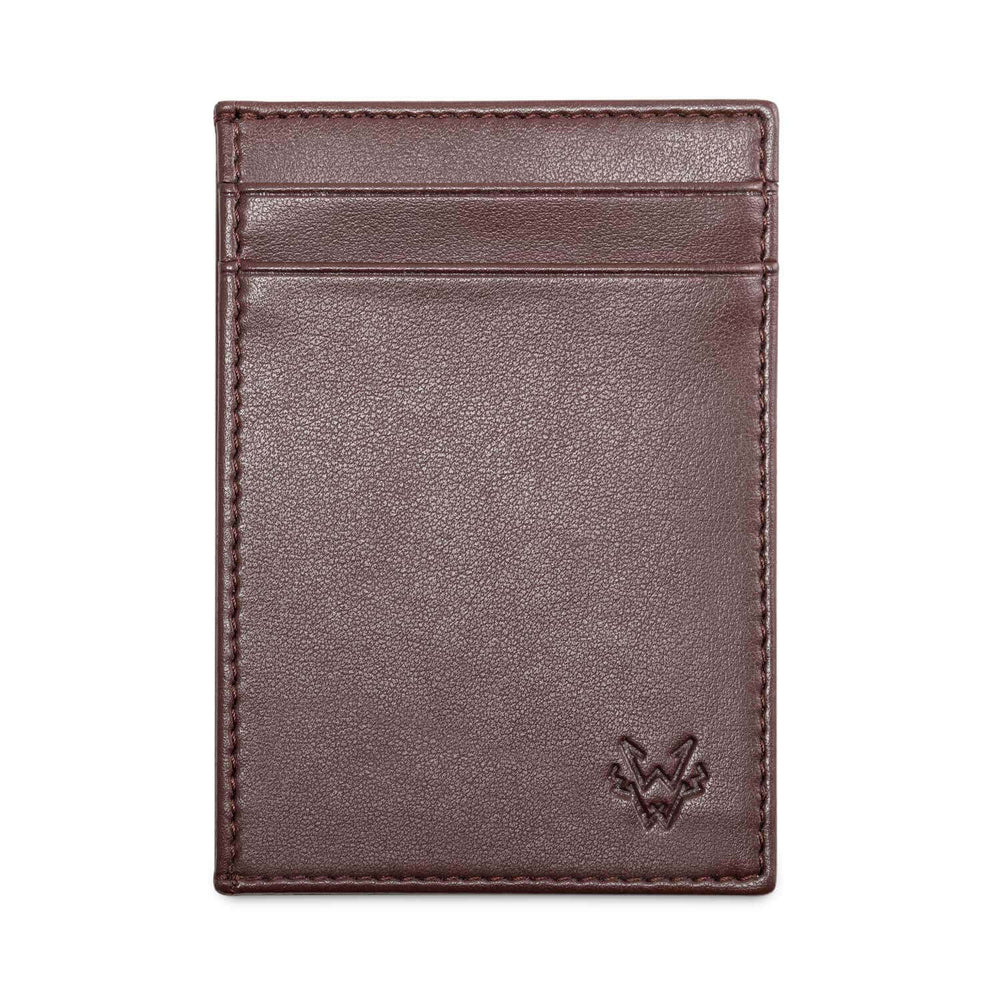 Miss Checker Men's Slim Bifold Leather Wallet