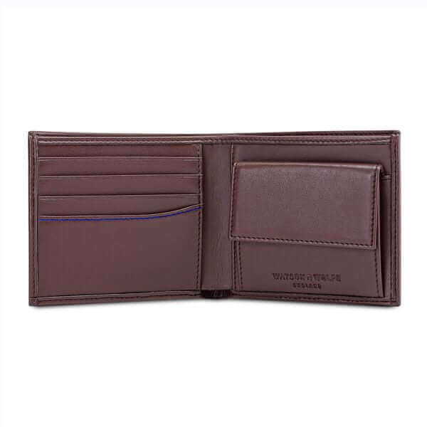 Miss Checker Men's Slim Bifold Leather Wallet