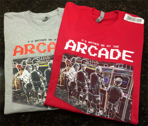 I'd Rather Be In The Arcade - T-Shirt