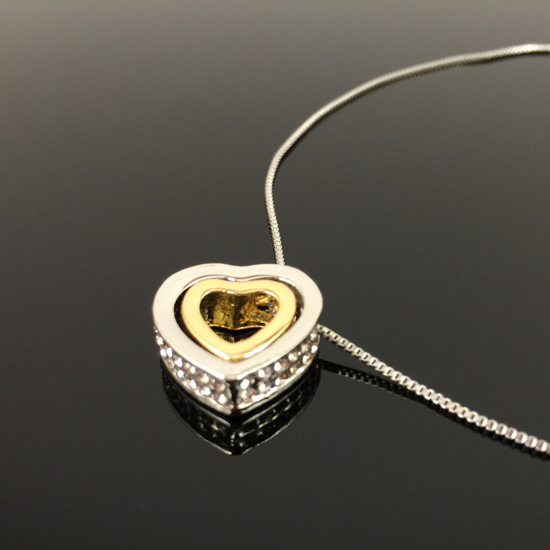 love crystal necklace