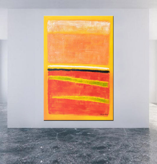 Large Minimalist Abstract Painting, Mark Rothko Art, Canvas Art, Abstr –  georgemillerart