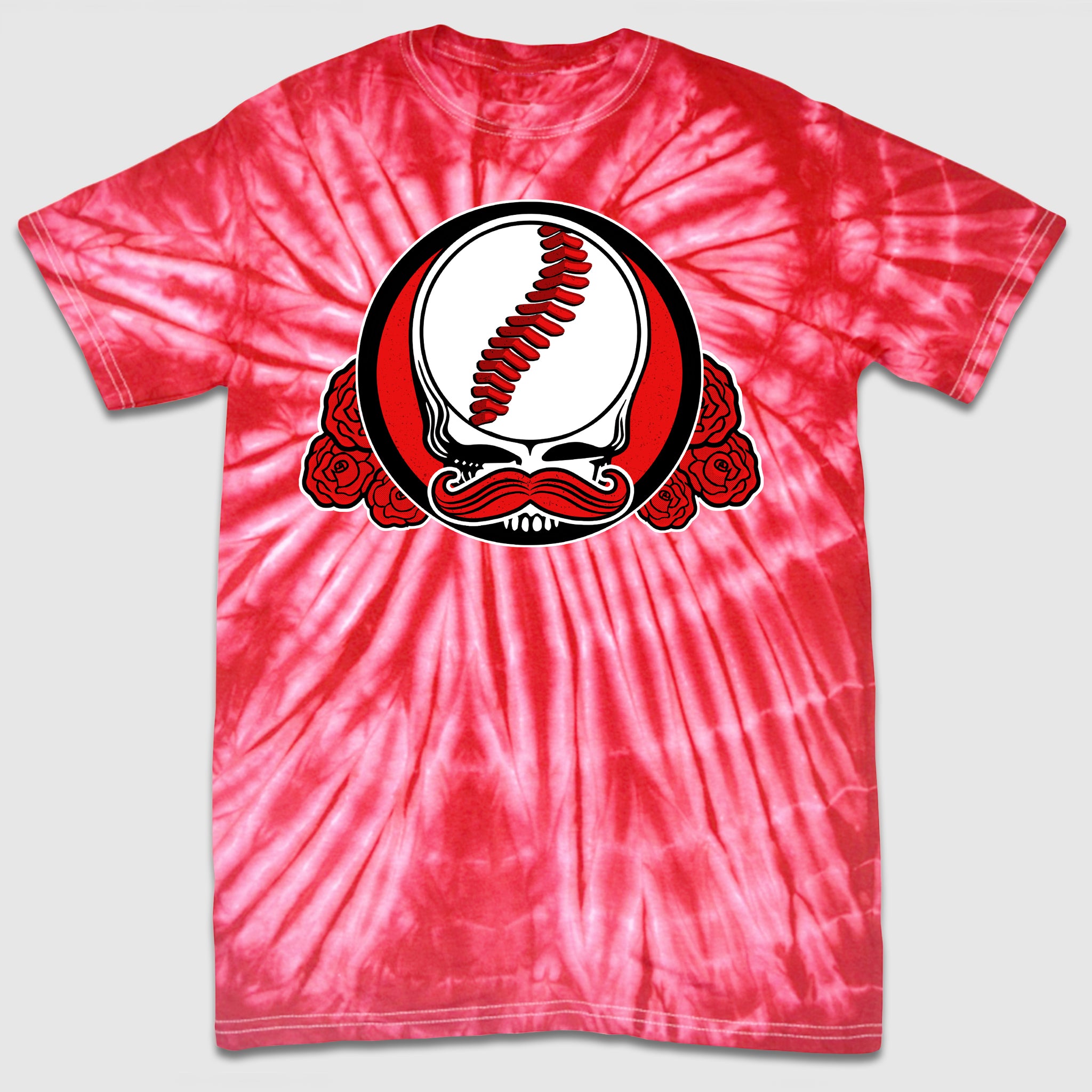 tie dye baseball jersey