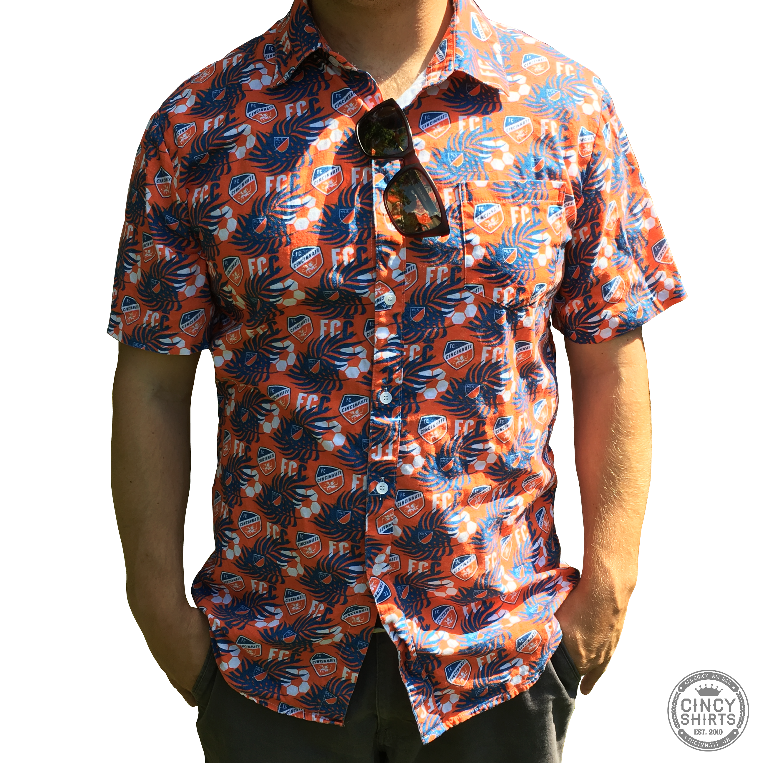 cincinnati reds hawaiian shirt