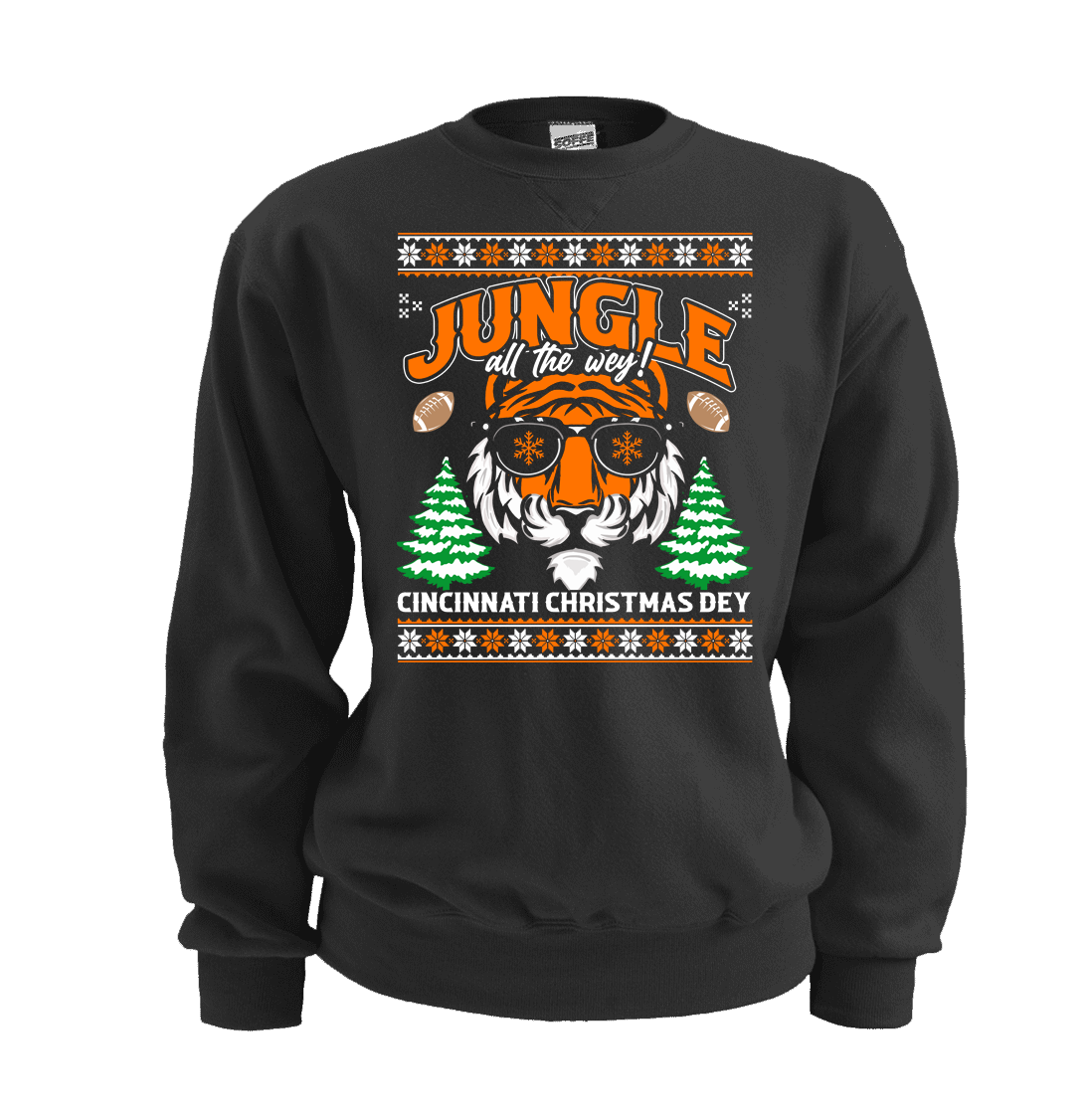 Boise State Broncos NCAA Football Knit Pattern Ugly Christmas Sweater -  Tagotee