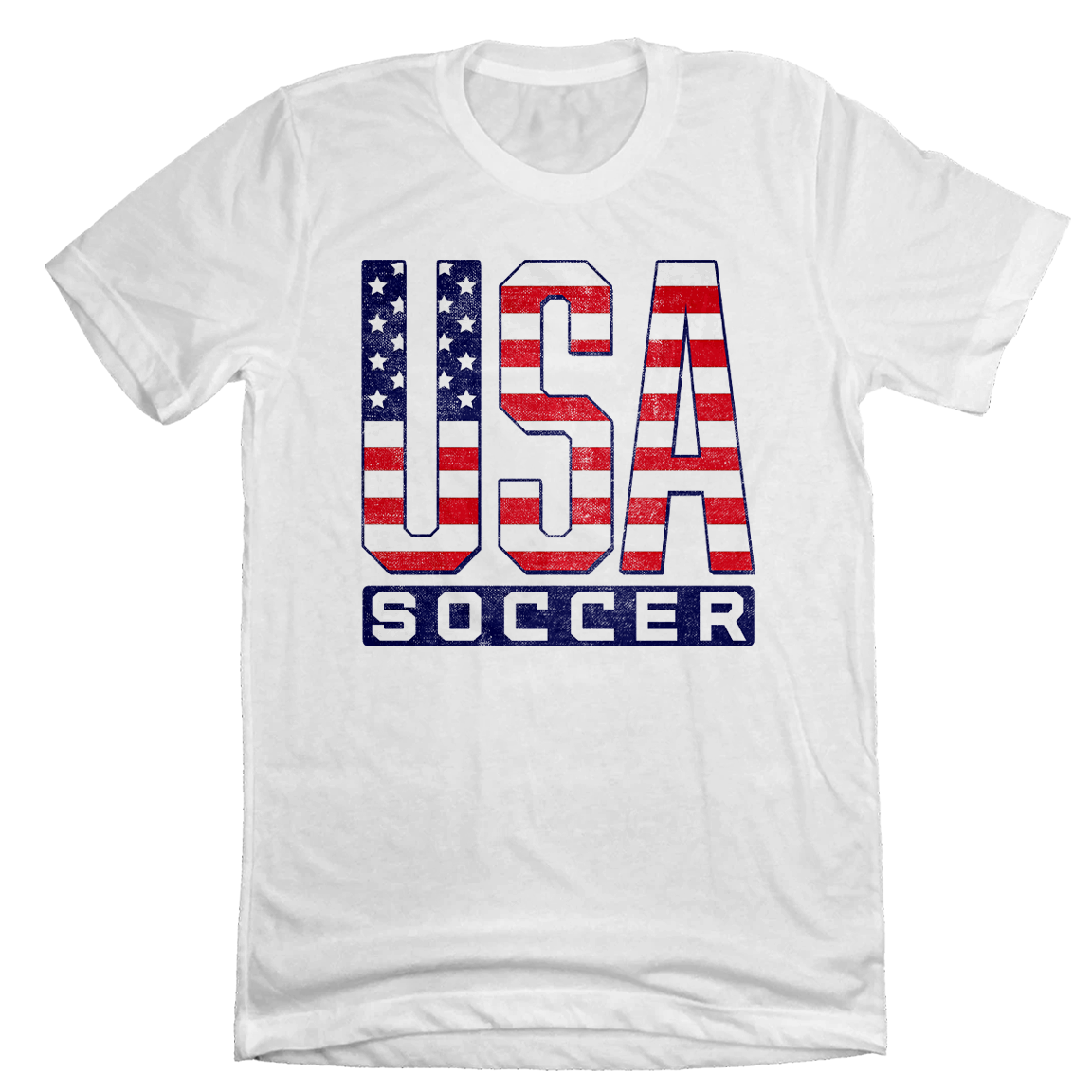 Vintage USA Soccer Logo World Cup 2022 Shirt - Ink In Action