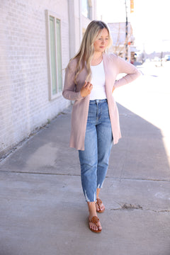 Layer It Up Cardigan Taupe