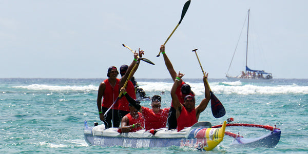 Photo: Dave Chun. Red Bull Wa'a victory at Molokia Hoe 2017