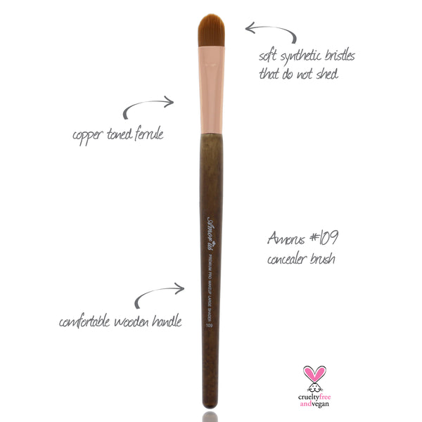 109 Amorus USA Premium Concealer Face Eye Makeup Brush Amor Us makeup cosmetics brushes vegan cruelty free