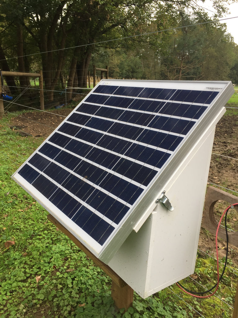 80 Watt electric fence solar shock box – CYCLOPS FENCE CHARGERS