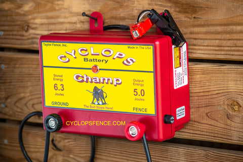 Cyclops fence charger for sale