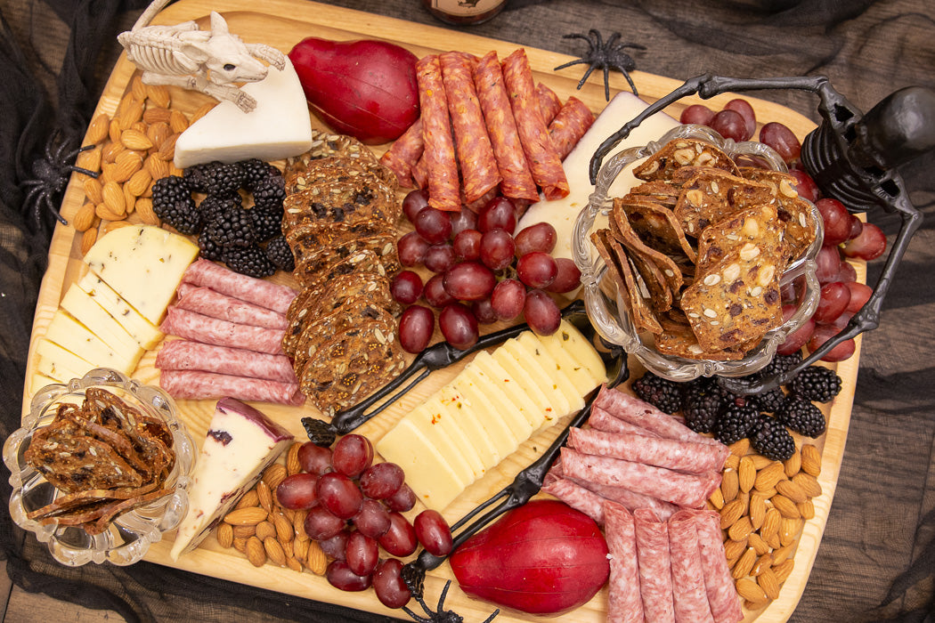 How To Make A Charcuterie Board For Halloween Halloween Party Food The Party Darling