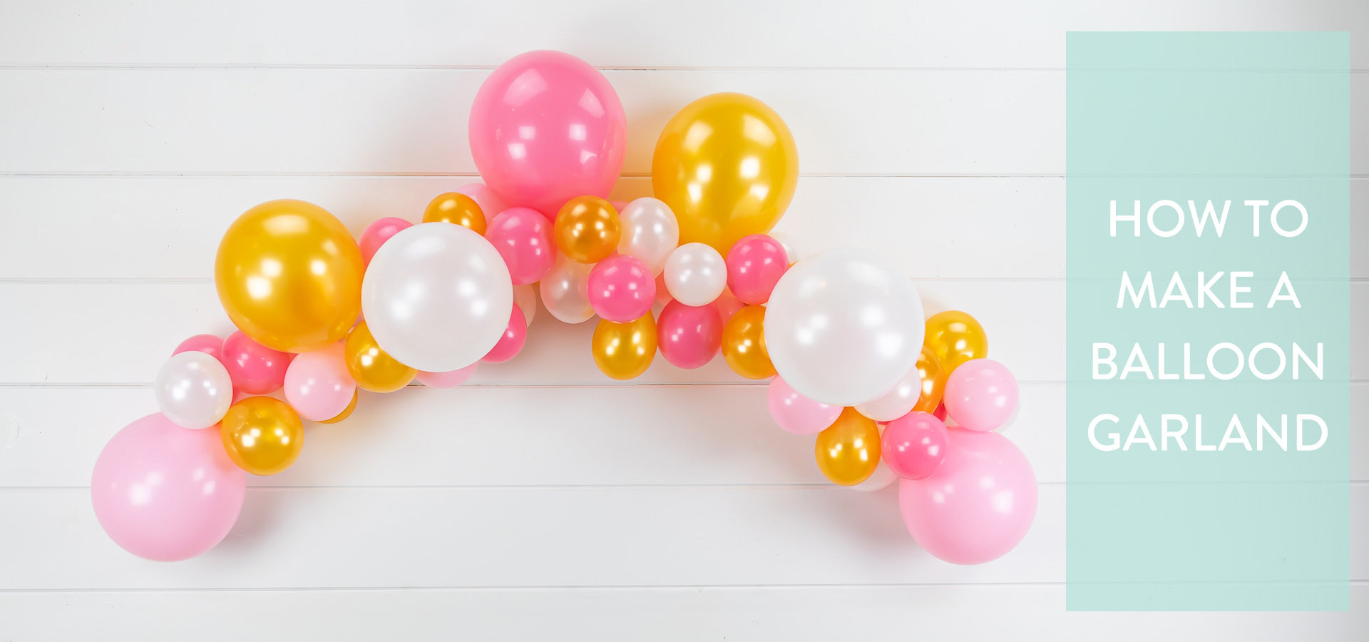 How to Make a Simple Balloon Garland The Party Darling