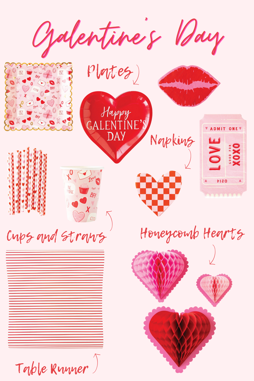Galentine's Day Party Decor | The Party Darling