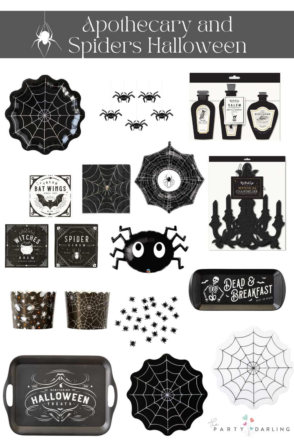 apothecary spider halloween