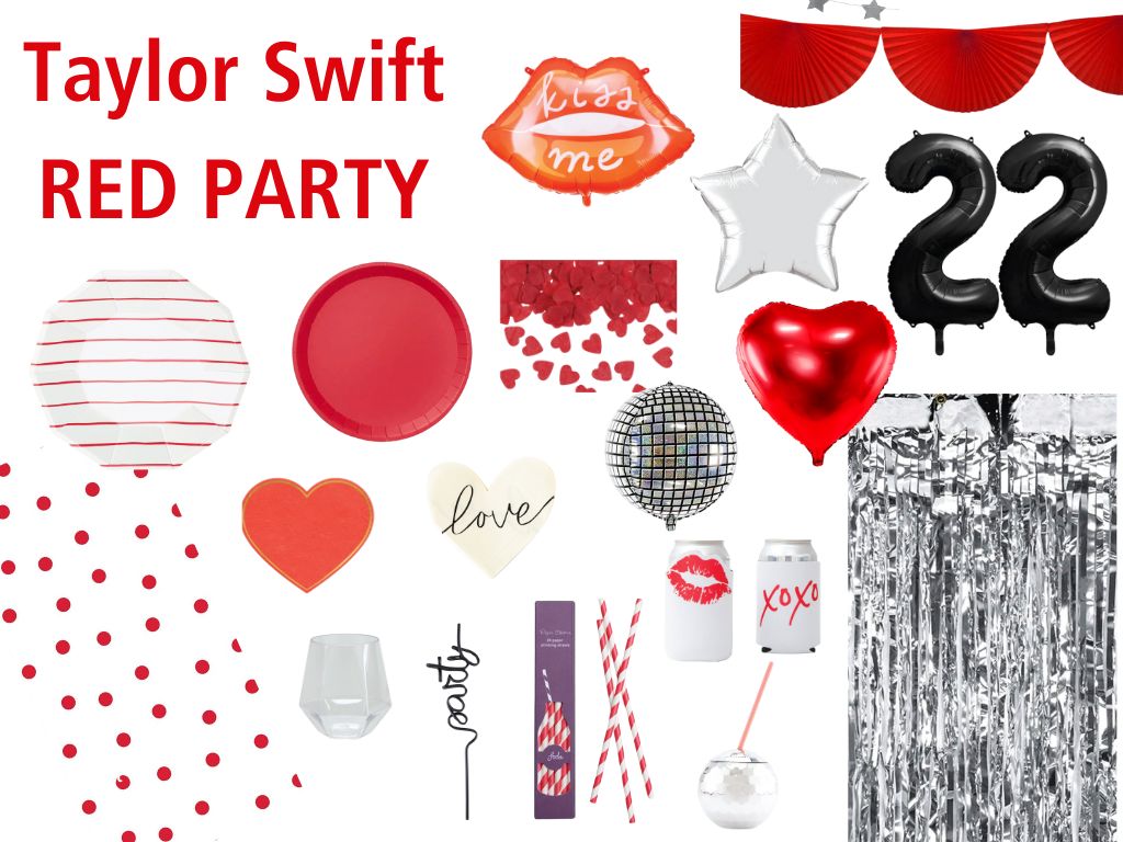 Taylor Swift RED Party Inspiration | The Party Darling