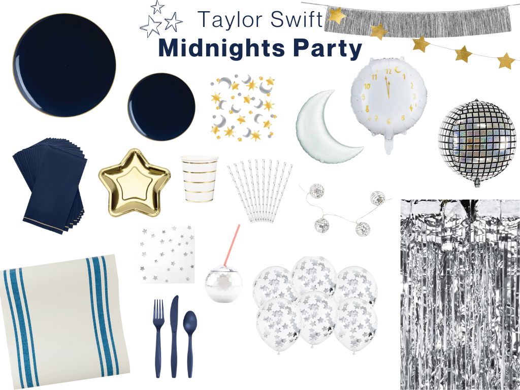 Taylor Swift Midnights Party Decoration Ideas | The Party Darling