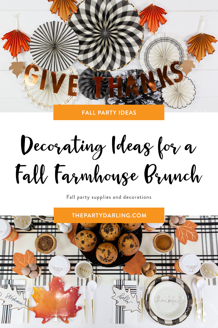 Decorating Ideas for a Fall Farmhouse Brunch