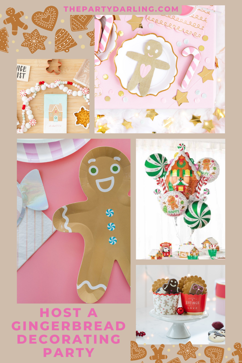 Gingerbread Christmas Party | The Party Darling