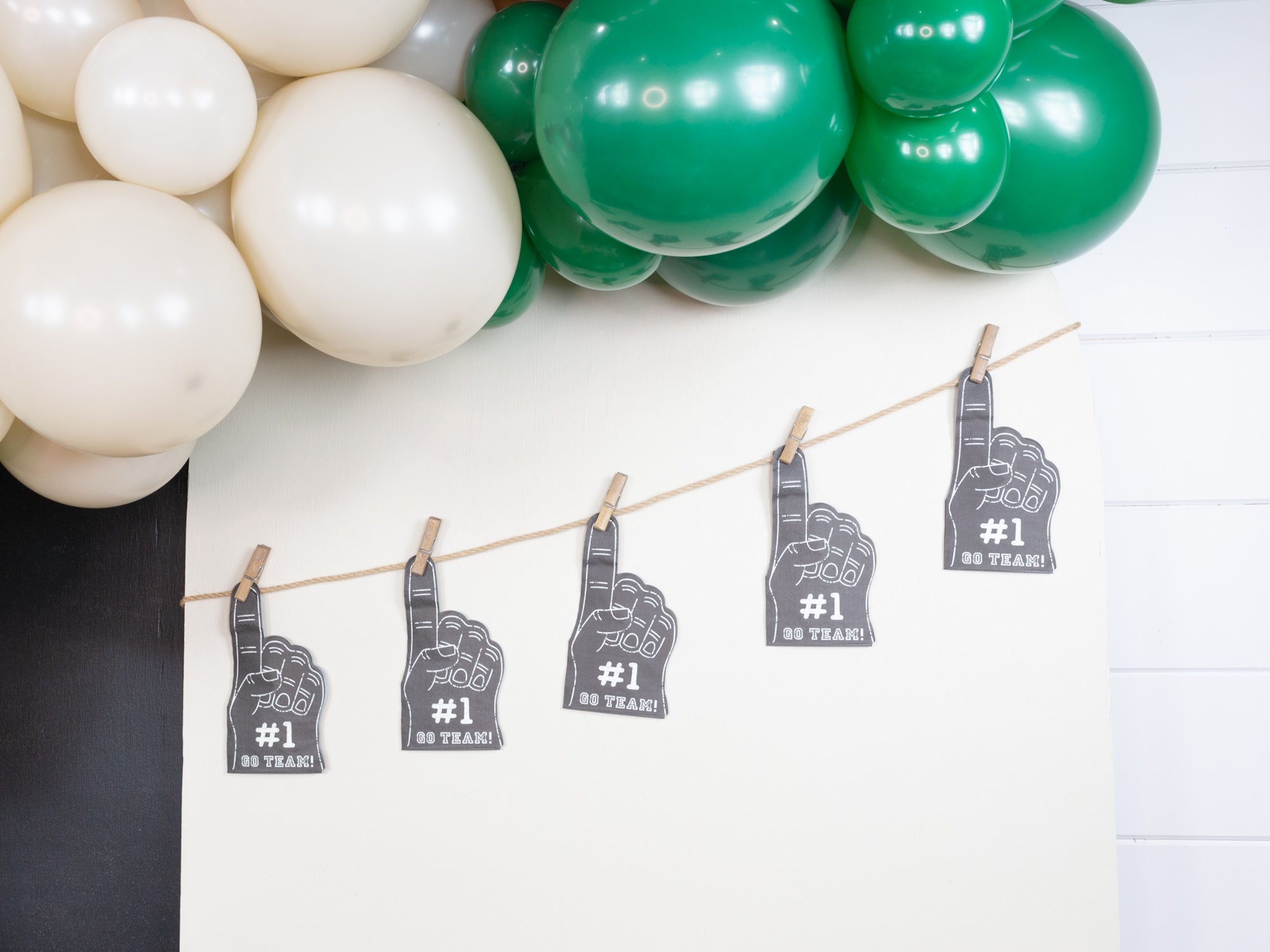 DIY Banner Football Party | The Party Darling