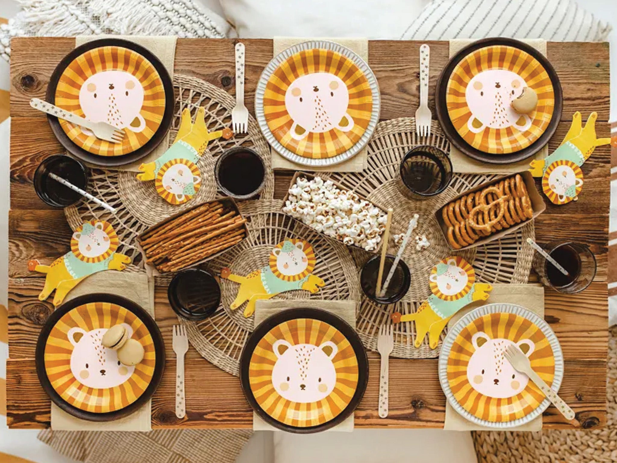 Leo the Lion Neutral Fall Birthday Party Ideas | The Party Darling