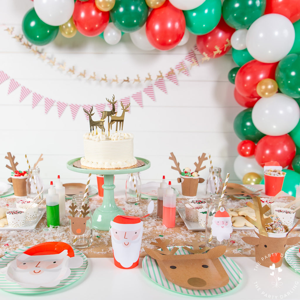 Santa and reindeer party supplies