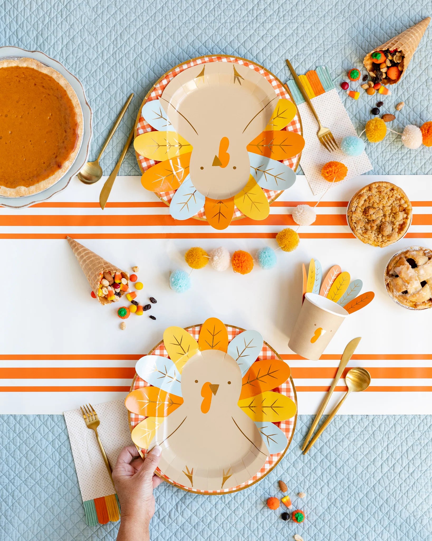 Thanksgiving Turkey Plate | The Party Darling