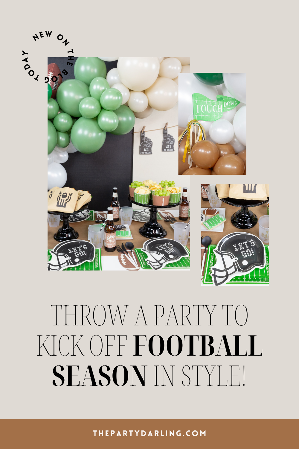 Throw a Party to Kick off Football Season | The Party Darling