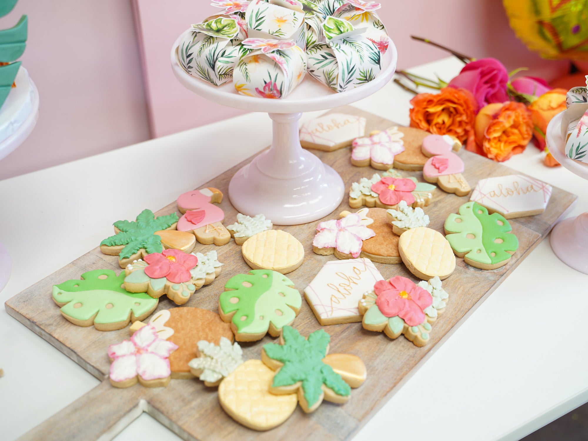 Custom Tropical Cookies | The Party Darling