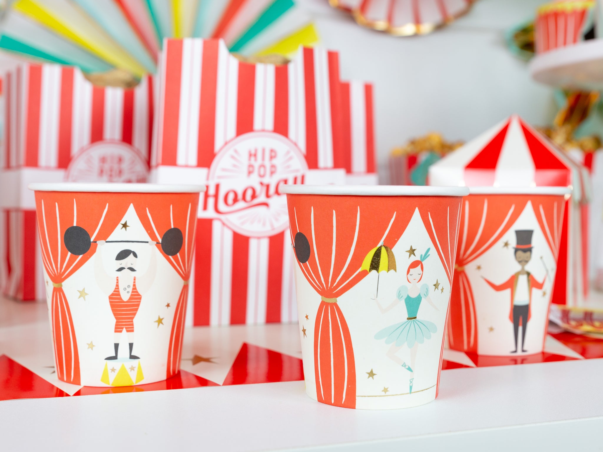 Circus Character Cups