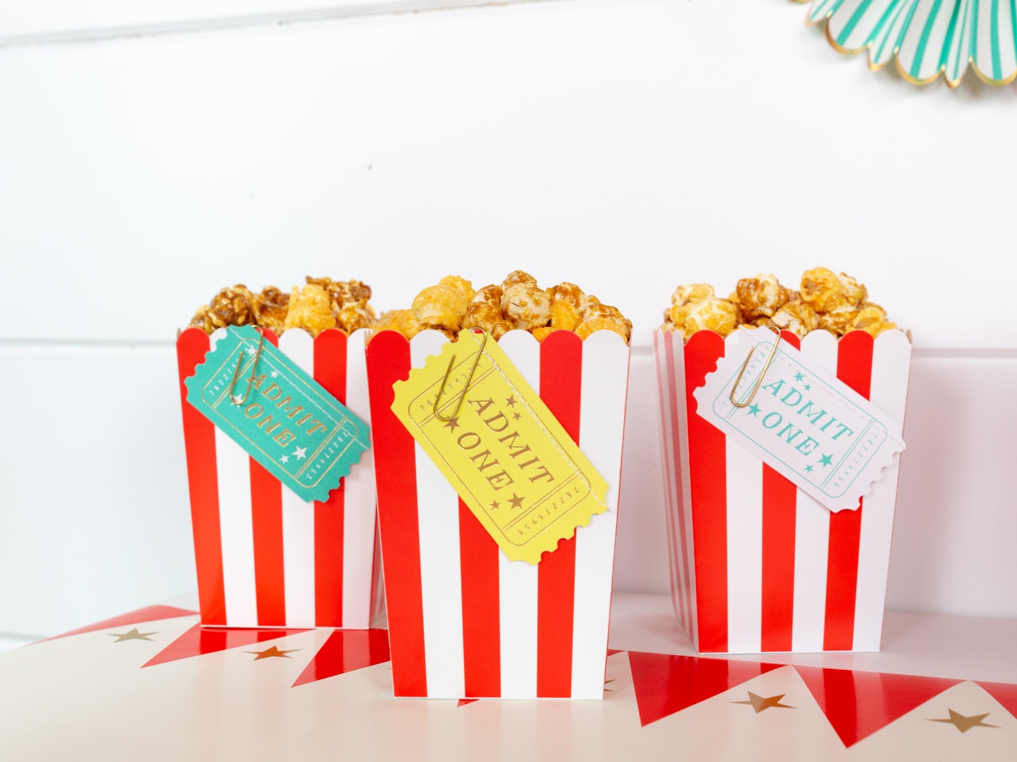 Circus Popcorn Decorations