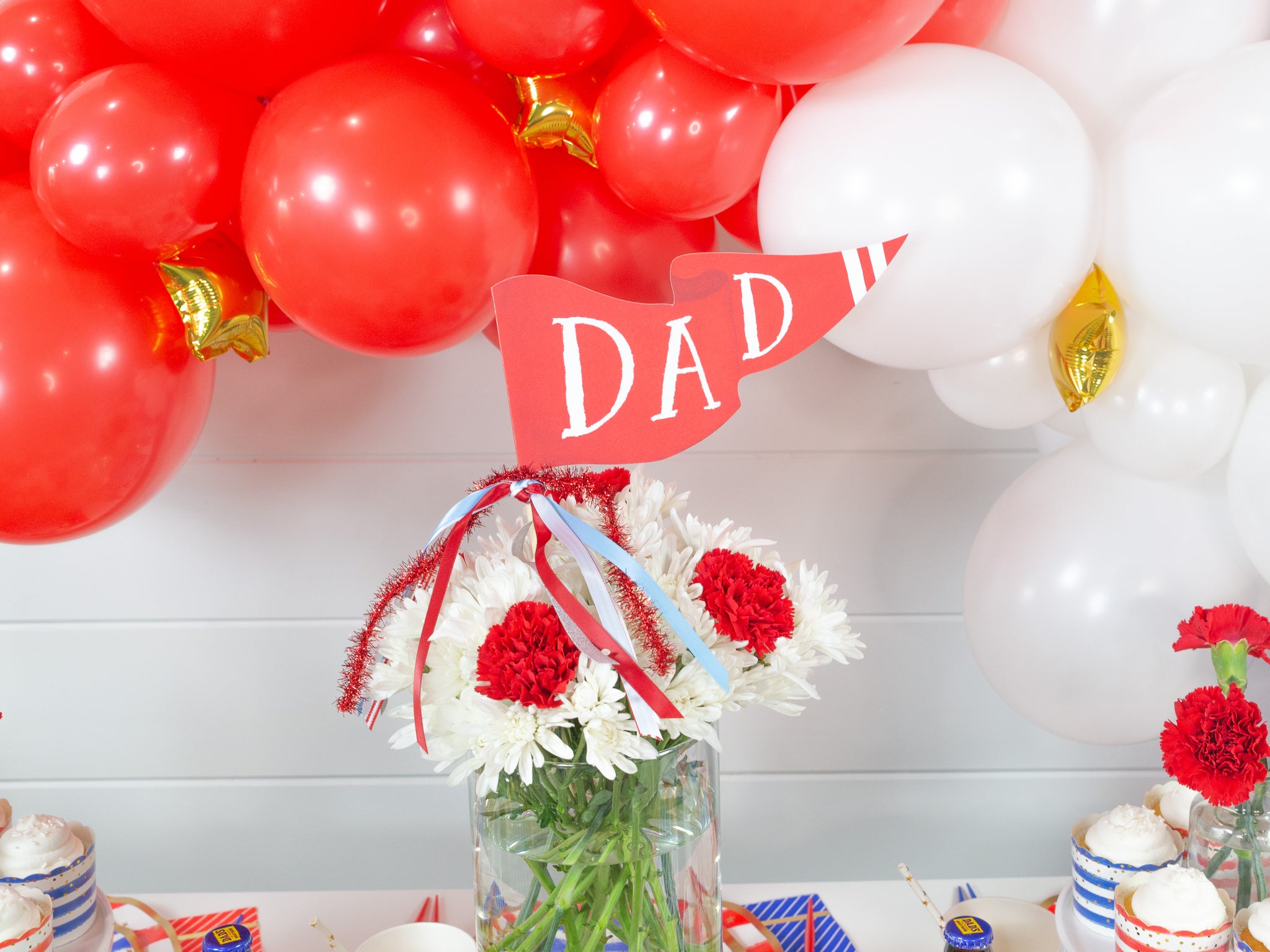 "Dad" Party Pennant